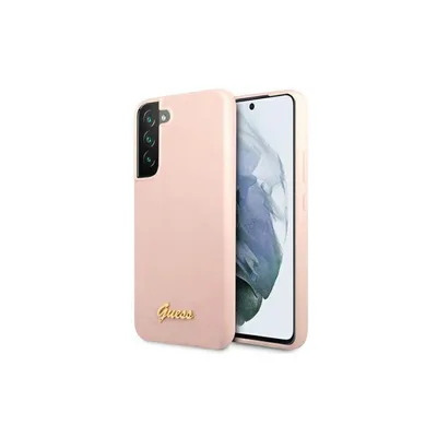 Immagine prodotto di Guess Guhcs22Mlslmgpp S22+ S906Różowy/Pink Hardcase Silicone Script Metal Logo