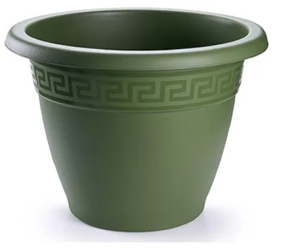 Produktbild von Plasticforte Pflanztopf - dunkelgrun - 25x19 cm - Kunststoff