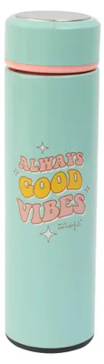 Thermosflasche Always Good Vibes, 350 ml, Edelstahl 304