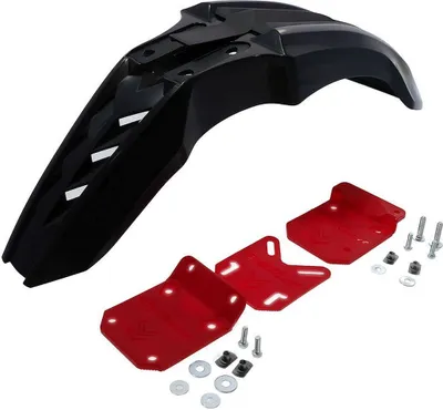 Produktbild von Schutzblech POLISPORT SM Line schwarz vorne universal Spritzschutz Supermoto