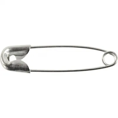 Zdjęcie produktu dla agrafki 22 mm stalowe srebrne 100 szt
