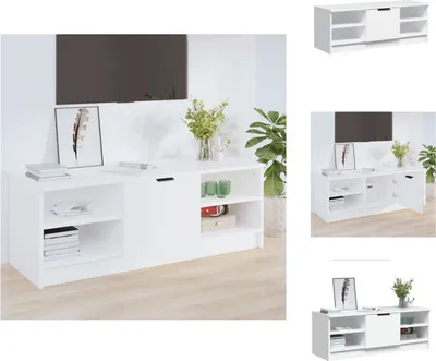 Immagine prodotto di mobile TV vidaXL bianco 102x35x36,5 cm in legno - Mobili TV