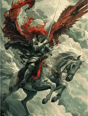 Obrázek produktu pro Malování podle čísel Obrazy Majestic Knight 40x50 cm