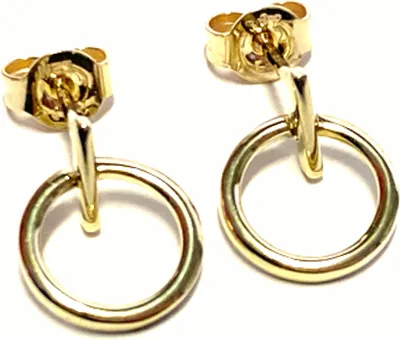 Produktbild von Ohrstecker 333/- Gelbgold beweglich Ring poliert einfarbig
