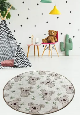 Produktbild von Conceptum Hypnose, Koala- Koala CHL, Bunt, Kurzflorteppiche, 50% Samtgewebe / 50% Polyester
