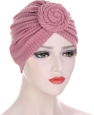 Produktbild von Jumadas – Turban – Kopftuch – Chemo-Mütze – Kopfbedeckung – Rosa