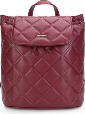 Produktbild von WITTCHEN Rucksack Young Collection für Frauen, modisch, geometrische Steppung, Kordelzüge, Weite oben regulierbar