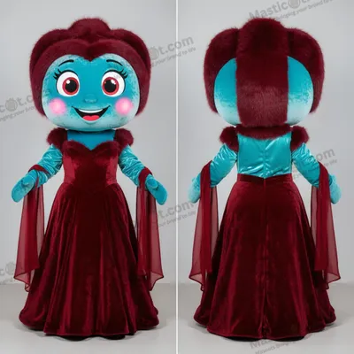 Produktbild von Türkis MASTICOT Samtiger Roter-Panda-Maskottchen