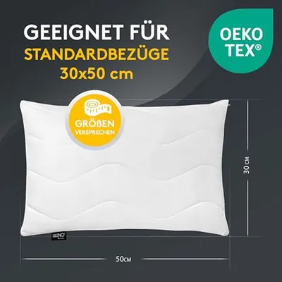 Kopfkissen 50 x 30 cm aus 100% polyester, Ansicht 3 von 7