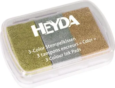 Obrázok produktu pre 5X Heyda 204888466 Stempelkissen 3Color go/si/ku