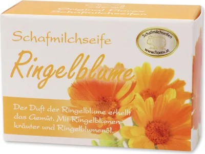 Produktbild von Florex Schafmilchseife Seifenstück Verpackt Ringelblume Naturprodukte 10g