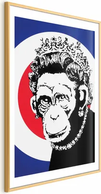 Produktbild von Posterpapier Poster - Monkey Queen 60x90 cm Streetart g-C-0150-ao-a
