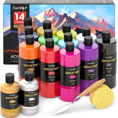 Immagine prodotto di Solidchoice - Pittura acrilica, 500 ml, disponibile in 14 colori