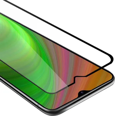 Produktbild von Cadorabo Panzerfolie für Samsung Galaxy M30s Schutzfolie in Schwarz Vollbild Folie Tempered Display Schutzglas