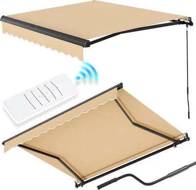 Obrázek produktu pro Elektrická markýza 2,5 x 2 m, béžová, s plnou kazetou