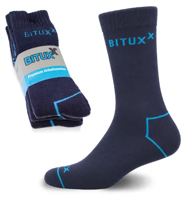Produktbild von Bituxx 9 Paar Full Freizeit & Arbeitssocken Navy 39-42 MS-18521