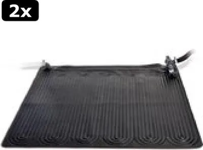 Productafbeelding van Twee zonnecollectoren voor zwembaden - Zonneverwarmingsmat - 120 x 120 cm