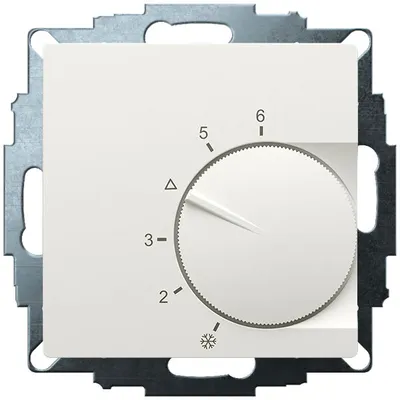 Immagine prodotto di Eberle UP-Raumregler UTE 1003 RAL 9010 opaco 55x55 mm Temperatura 5-30 °C, CA 230 V
