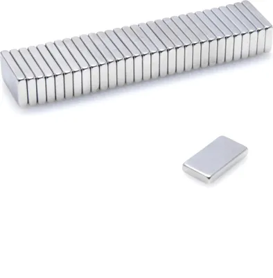 Produktbild von Neodym Magnete 13 x 7 x 2 mm N38 Quader Case - 10 Stück, Extrem stark, Magnettafeln, Kühlschränke, Whiteboards, DIY