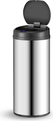 Produktbild von Juskys Automatik Mülleimer mit Sensor 50L für Küche - elektrischer Deckel - Silber