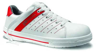 Zdjęcie produktu dla Buty sportowe NORRIS biało-czerwone Low ESD O1, Gr. 47