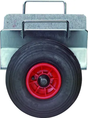 Zdjęcie produktu dla BS Rollen Plattenklemmwagen, Typ 2 (Luftrad, bis 170kg,  Klemmbreite 110mm)