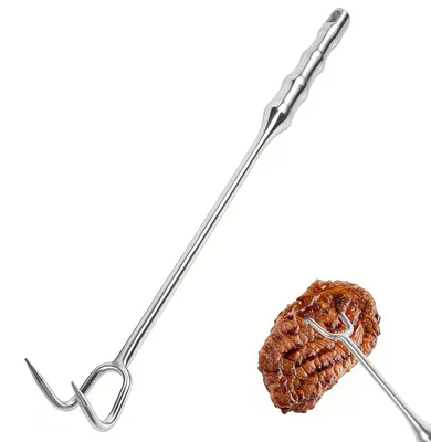 Productafbeelding van Roestvrijstalen BBQ Vleeshaak voor Grillen