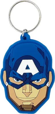 Produktbild von Captain America Gummi Schlüsselanhänger - Marvel