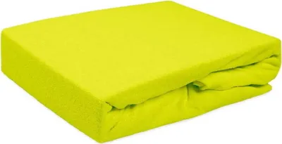 Zdjęcie produktu dla Prześcieradło z gumką, frotte 70x140 Zielony