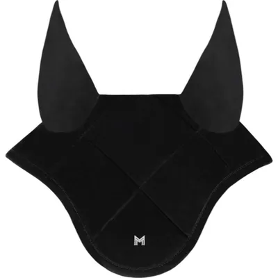 Produktbild von Maximilian Equestrian Fliegenhaube Velvet Fliegenmütze Black Cob