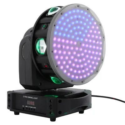 Zdjęcie produktu dla Reflektory sceniczne z ruchomą głowicą – Profesjonalne oświetlenie – Lampy LED do imprez – Oświetlenie DJ – Moc 150W – Sterowanie DMX512