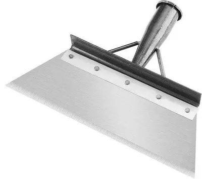 Productafbeelding van Multifunctionele tuinschaar - 25 cm - Stalen reinigingsschaar - Onkruidverwijderaar voor tuin en landbouw - Sneeuwschuiver en moskrabber