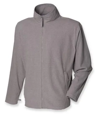 Produktbild von Henbury H850 | Microfleece Jacket - Farbe: Heather Grey - Größe: XL