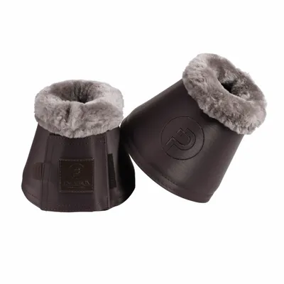 Image de Eskadron Cloches de saut pour chevaux Softslate Faux Fur teak brown Platinum 2024, taille:L