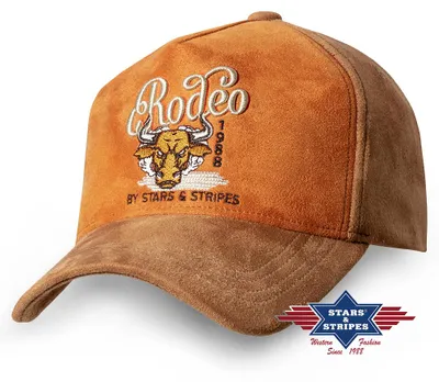 Stars & Stripes Baseball Cap Rodeo in braun