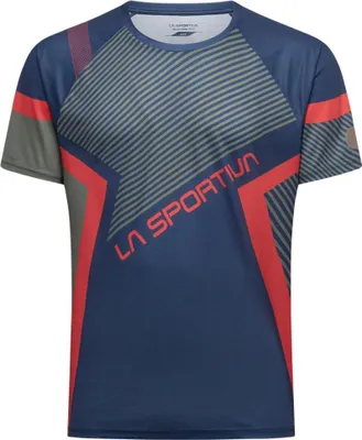Immagine prodotto di Maglietta Flow M - maglietta leggera da trail running per uomo - La Sportiva, taglia: XL, colore: R24E47-Mountain Red/Cypress