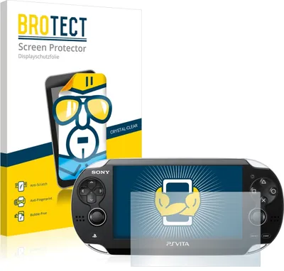Produktbild von 2x Für Sony Playstation Vita Schutzfolie BROTECT Displayschutz Display Schutz Folie Klar Transparent