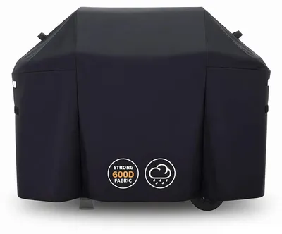 Image de Housse de protection imperméable pour barbecue, dimensions : 129 x 45 x 106 cm