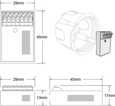 Produktbild von CASAMBI 4-fach Tasteninterface mini
