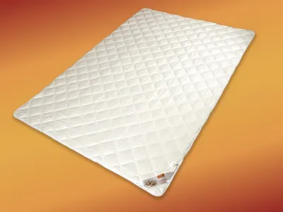 Produktbild von Topper 160x200 Matratzenauflage Baumwolle weiß waschbar Spanngummis