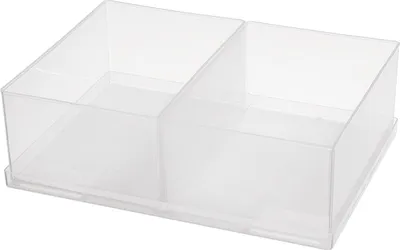 Produktbild von raaco Insert 80 2xBA6-1, Einschub, Assorter 80, Boxxser 80 CarryLite 80, Transparent, 220 mm, 160 mm, 69 mm