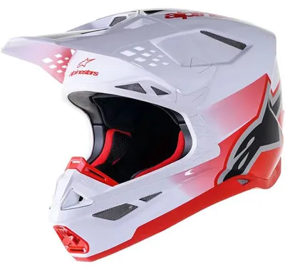 Produktbild von Alpinestars Supertech S-m10 Unite Ece22.06 Offroad-helm Weiß M Weiß M