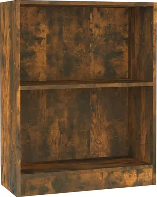 Image de vidaXL Bibliothèque chêne fumé 60x24x76 cm Bois composite