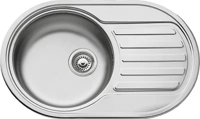 Produktbild von PYRAMIS Auflagespüle SR MINI aus Edelstahl glatt / Ausschnittsmaß 745 x 460 / Edelstahlspüle / Edelstahl-Spüle