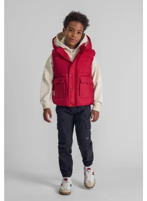 Image de Minoti - Gilet pour garçon, modèle MN490 (92) (rouge)