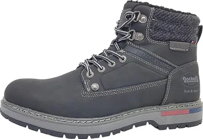 Immagine prodotto di Dockers by Gerli: Scarpe da uomo, stivali con lacci, fodera calda, colore nero, ideali per il tempo libero