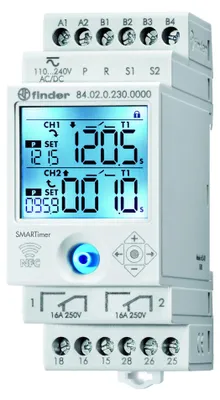 Produktbild von Finder 84.02.0.230.0000, Grau, 16 A, CE, 110 - 240 V, 35 x 88,8 x 56,5 mm