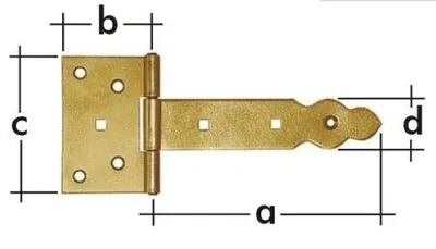 Produktbild von Toraufhänger ZBO 150, 150x60x90 mm - Packung 1 Stück