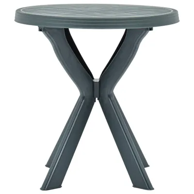 Produktbild von vidaXL Bistrotisch Grün Ø70 cm Kunststoff