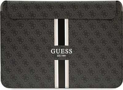 Produktbild von Guess Hülle Gucs16P4Rpsk 16 Schwarz/Schwarz 4G Bedruckte Streifen